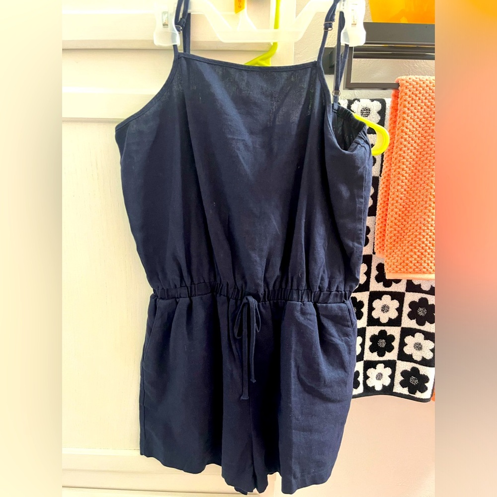 CiSono Navy Romper, Size Medium